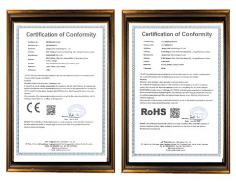 CE RoHs certificate of Nanchang Lvbu Import and Export Co., Ltd. – certificate photo, supplier certificates section
