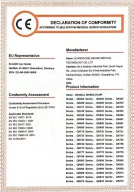 CE Declaration of Conformity (6) certificate from Guangdong Dongjian Medical Technology Co., Ltd.