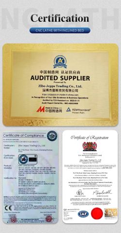 Authentication certificate from Zibo Jepps Trading Co., Ltd.