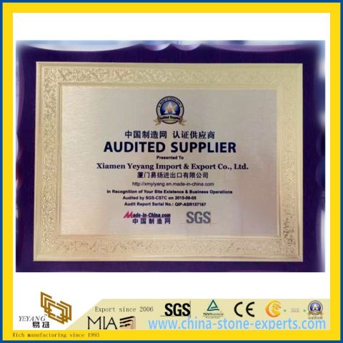 2015 SGS Certificate of Xiamen Yeyang Import & Export Co., Ltd. certificate from Xiamen Yeyang Import & Export Co., Ltd.