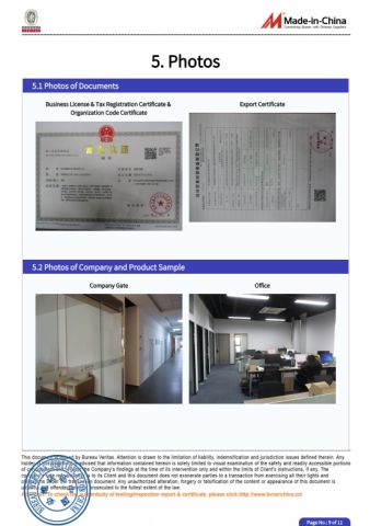 Certificate certificate from Hangzhou Suncamry Agricultural Development Co., Ltd.