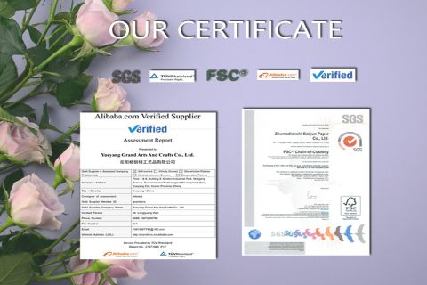 Our Certificate certificate of Yueyang Grand Arts and Crafts Co., Ltd. – certificate photo, supplier certificates section