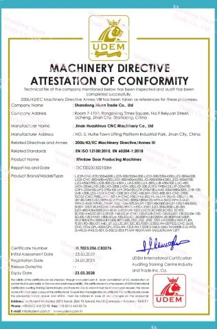 CE Certificated certificate from Shandong Nisen Trade Co., Ltd.