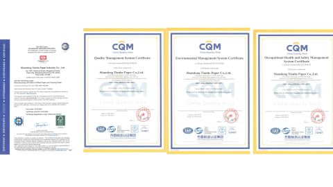 CERTIFICATION certificate from Shandong Baoli Intelligent Manufacturing Co., Ltd.