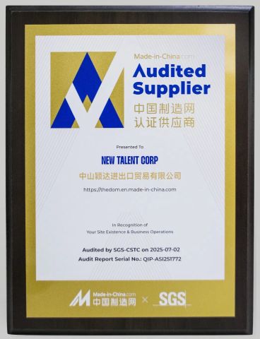 Certificates certificate from NEW TALENT CORP