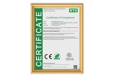 6 certificate of Foshan Shensheng Building Material Technology Co., Ltd. – certificate photo, supplier certificates section