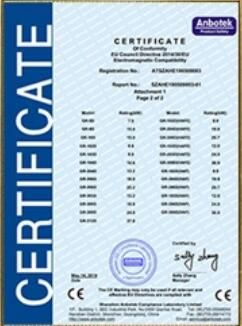 CERTIFICATE certificate from Shandong Ecoice Refrigeration Co., Ltd.
