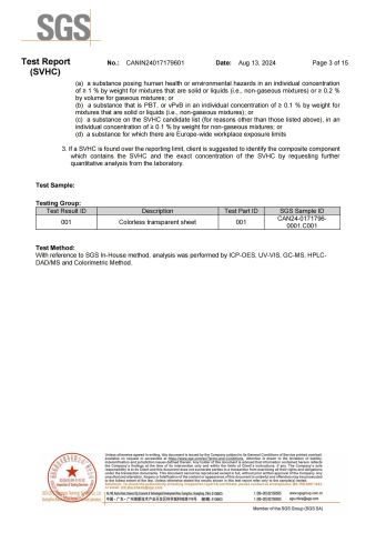 10 certificate from Jiangsu Demine New Material Co., Ltd.