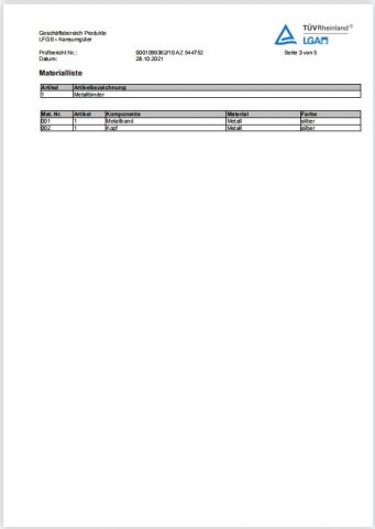TUV Certificate -3 certificate of Yueqing Xinxing Cable Accessories Co., Ltd. – certificate photo, supplier certificates section