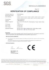 SGS certificate of YNB (XIAMEN) LTD. – certificate photo, supplier certificates section