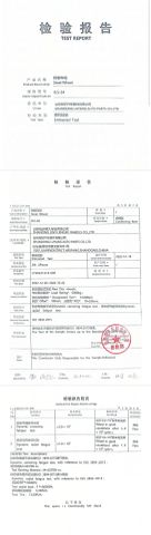 test report certificate of Shandong Luyang Auto Parts Co.,Ltd – certificate photo, supplier certificates section