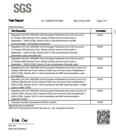 silicone certificate from Kunshan Longlide Import and Export Co., Ltd.