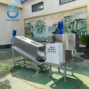 High Efficiency Screw Press Sludge Dewatering Machine for Municipal ...