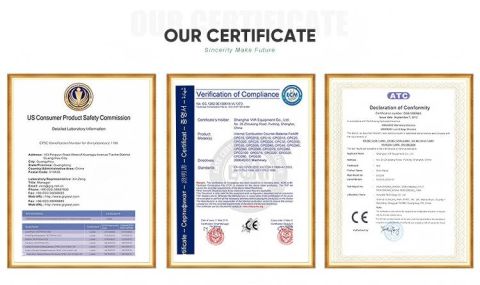 Certificate certificate from SHANDONG UNITY ROBOTICS CO., LTD.