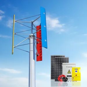 5kw 10kw Vertical Wind Turbine H Shape 220V 380V Wind Generator from ...