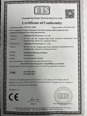 Certificate certificate from Shanghai Jolly Industrial Co., Ltd.