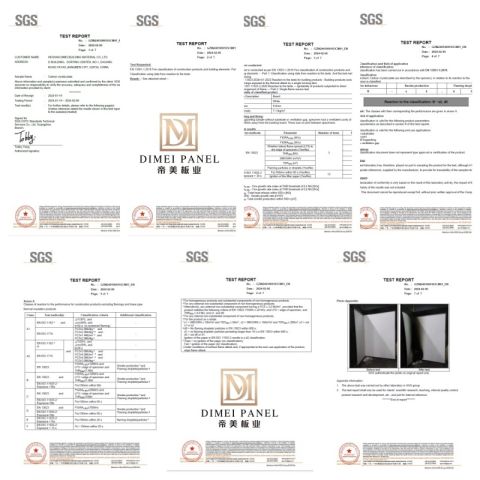 SGS1 certificate of Guangzhou Dimei Building Material Co.,Ltd – certificate photo, supplier certificates section