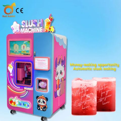Best Red Rabbit Slushie Vending Machine Commercial Slush Frozen Drink ...