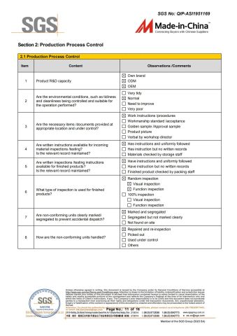SGS Certificate certificate from Zibo Aotai New Material Technology Co., Ltd.