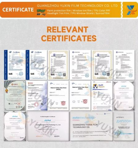CERTIFACTION certificate from Shanghai Luxevo New Materials Co., Ltd.