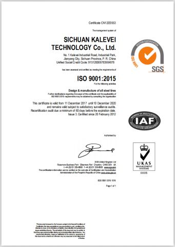 ISO certificate of Joyway Industrial Company Limited – certificate photo, supplier certificates section