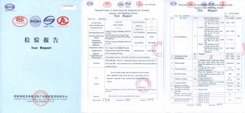 Quality Certificate of ceramic tile600*300 certificate of Foshan Colorgres Building Material Co., Ltd. – certificate photo, supplier certificates section