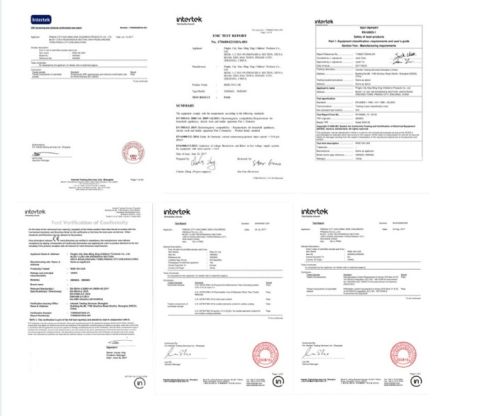 EN71,EN62115 certificate from Ningbo Junxiang E-Commerce Co., Ltd.