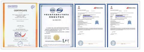 Certificate certificate from Tianjin Haorongshengye Electrical Equipment Co., Ltd.