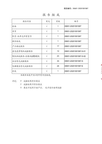 Certification Report certificate from Shanghai Yizhiniu Building Materials Trading Co., Ltd