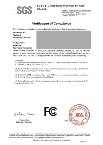 certificate certificate from Shanghai Sanran Industrial Co., Ltd.