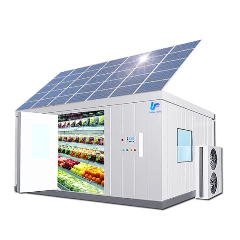 Solar Cold Storage Chill Walk in Freezer Room with Built-in Battery ...