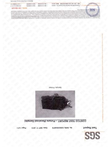 SGS Certification certificate from Shanghai Brothers Textile Co., Ltd.