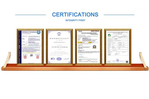 Certification certificate from Zhengzhou Yomier Machinery Equipment Co., Ltd.