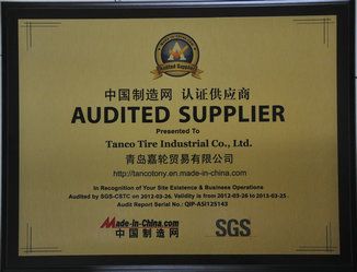 SGS Certificate certificate of Qingdao Timax Tire Co., Ltd. – certificate photo, supplier certificates section