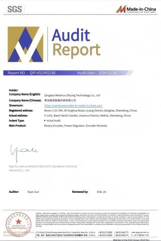 SGS certificate from Qingdao Weizhuo Zhiying Technology Co., Ltd