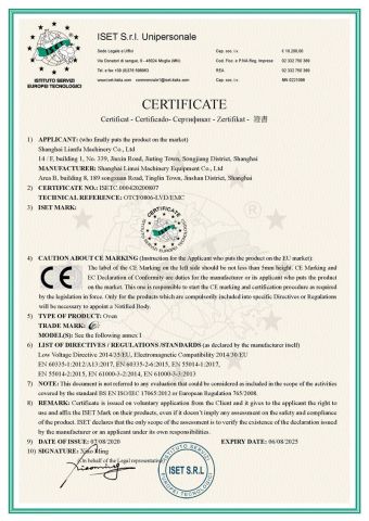 CE certificate from Henan Wealth Machinery Co., Ltd