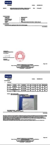INTERTEK TEST REPORT certificate from Moon (Shanghai) International Trading Co., Ltd.