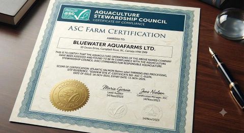 ASC certificate from Fresh Produce LN