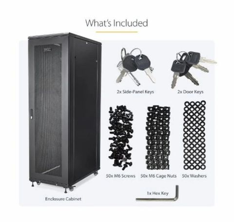 Stainless Steel Heavy Duty 42u Networking Rack Size 42 Shape neet Color ...