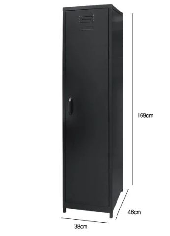 Metal Single Door Locker /Steel Storage Wardrobe Trademark OEM ...