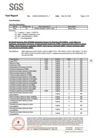 Product Inspection Report certificate from Hebei Plentirain Irrigation Equipment Technology Co., Ltd