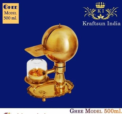 Brass Ghee Akhand Deep 500ml Height 22cm Brand Sabar Material Brass ...