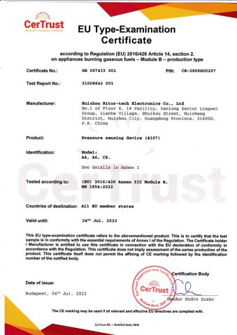CE certification certificate from Shenzhen Duozhen Electronics Co, Ltd