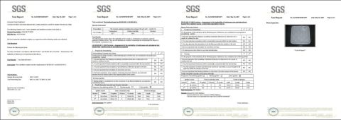 BS EN 597-1 and BS EN 597-2 certificate from Xiquan Foam Co., Ltd.