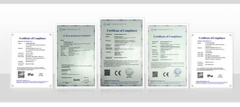 IP44 certificate from Zhongshan Grandview Lighting Co., Ltd.
