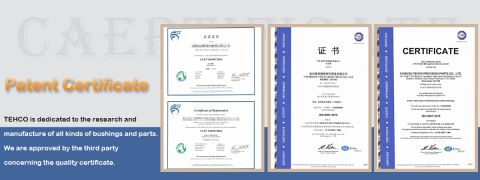 patent certificate certificate from CHIZHOU TEHCO PRECISION PARTS CO., LTD.