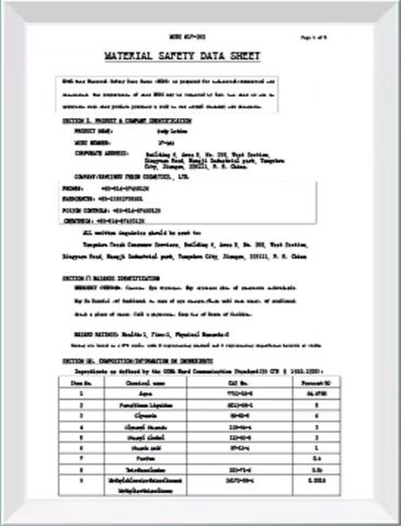 8 certificate from Yangzhou New Lotus Plastic & Daily Chemicals Co., Ltd.
