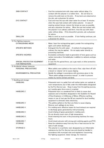 POM-MSDS-02 certificate from Shanghai Zhiyue Machinery Co., Ltd.