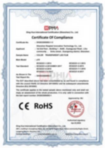 CE certificate from Hunan Soaring Times Technology Co., Ltd.