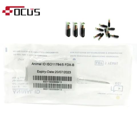 Tube Tagging RFID Glass Tube Tag for Livestock Management Trademark FOCUS Origin ...